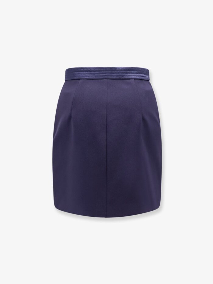 Elisabetta Franchi Mini Skirt With Stitched Profile