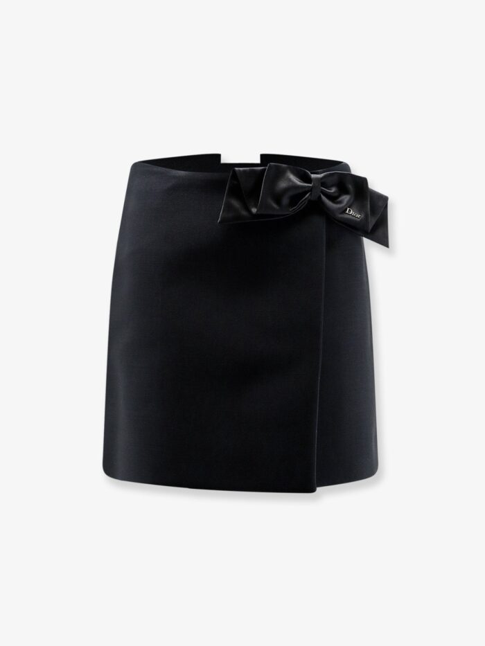 dior mini wrap skirt Dior Mini Wrap Skirt