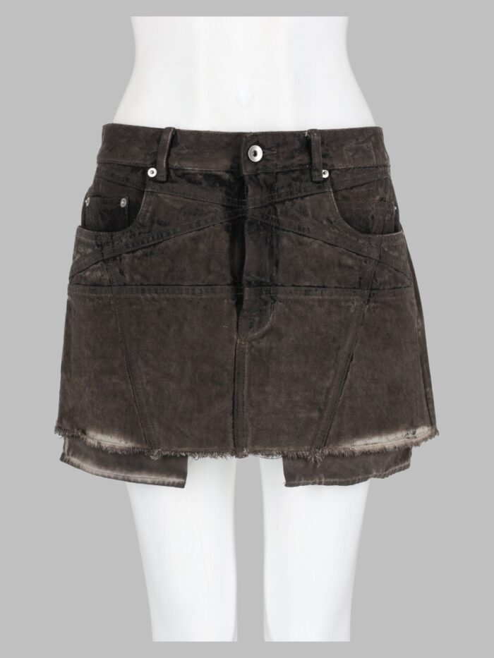 rick owens drkshdw minigonna "lana" RICK OWENS DRKSHDW Minigonna "Lana"