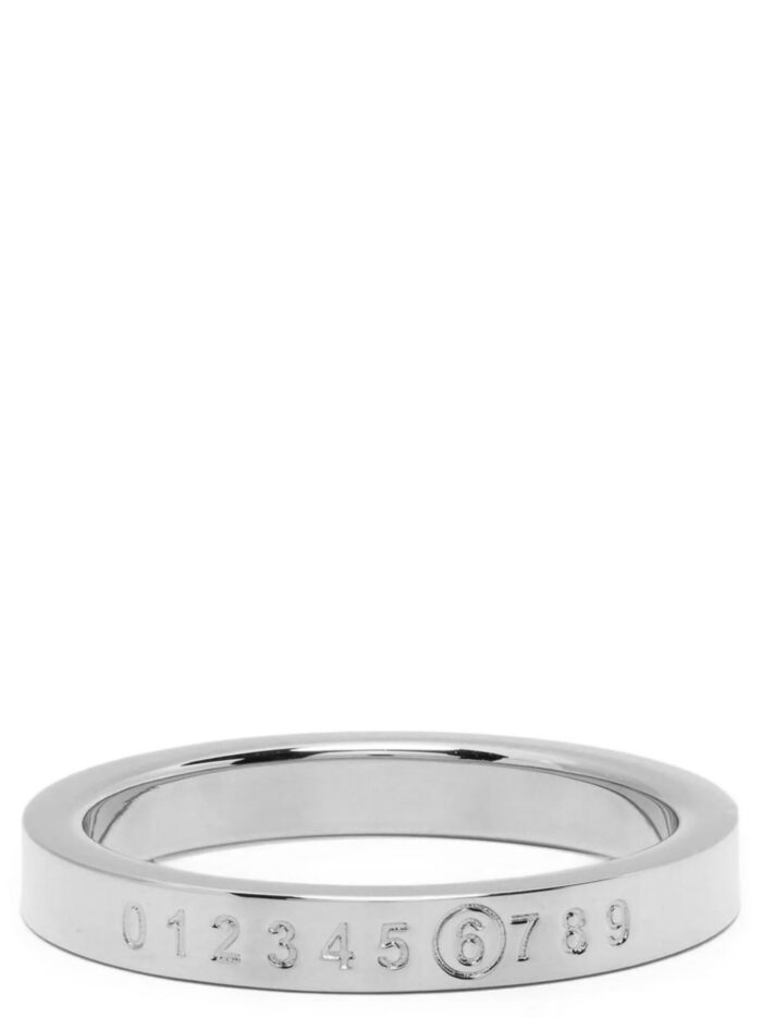 mm6 maison margiela 'minimal logo' ring MM6 MAISON MARGIELA 'Minimal Logo' Ring