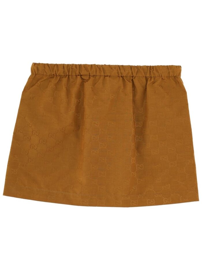 Gucci MINISKIRT WITH "GG" TEXTURE