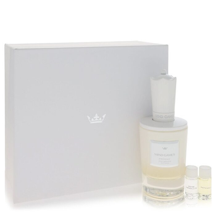 mind games prodigy by mind games gift set 3.4 extrait de parfum spray + two .10 mini extract + testing papers Mind Games Prodigy By Mind Games - Gift Set -- 3.4 Extrait De Parfum Spray + Two .10 Mini Extract + Testing Papers - Image 1