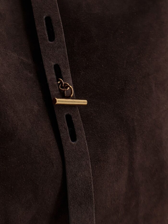 MINO BOSSI Suede Crossbody Bag