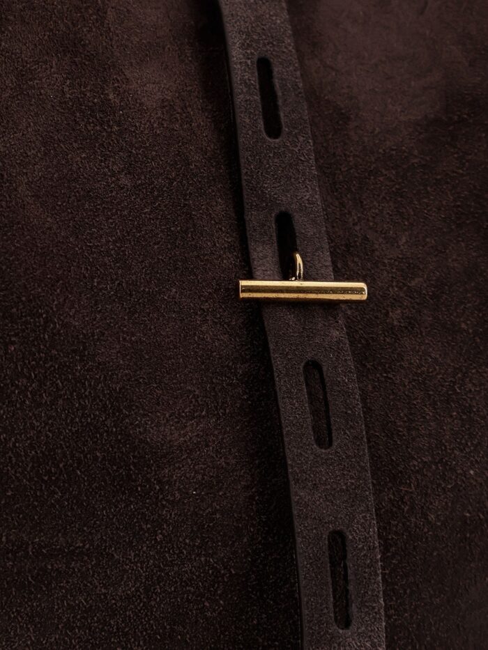 MINO BOSSI Suede Shoulder Bag