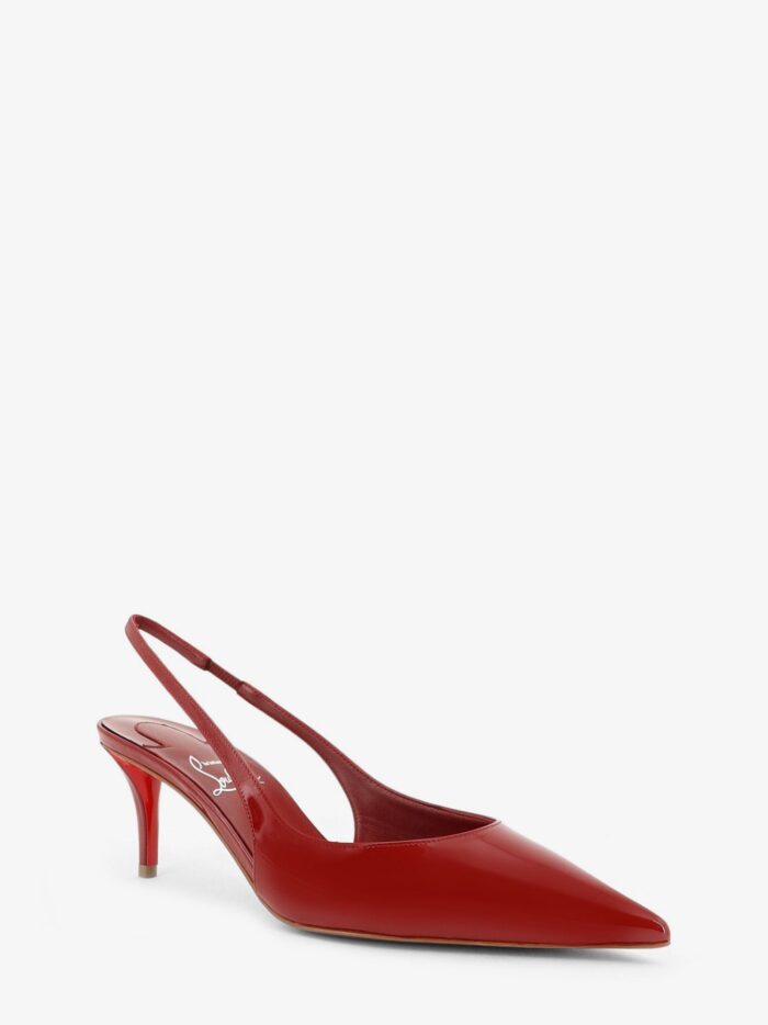 CHRISTIAN LOUBOUTIN Miss Z Patent Leather Slingback Décolleté