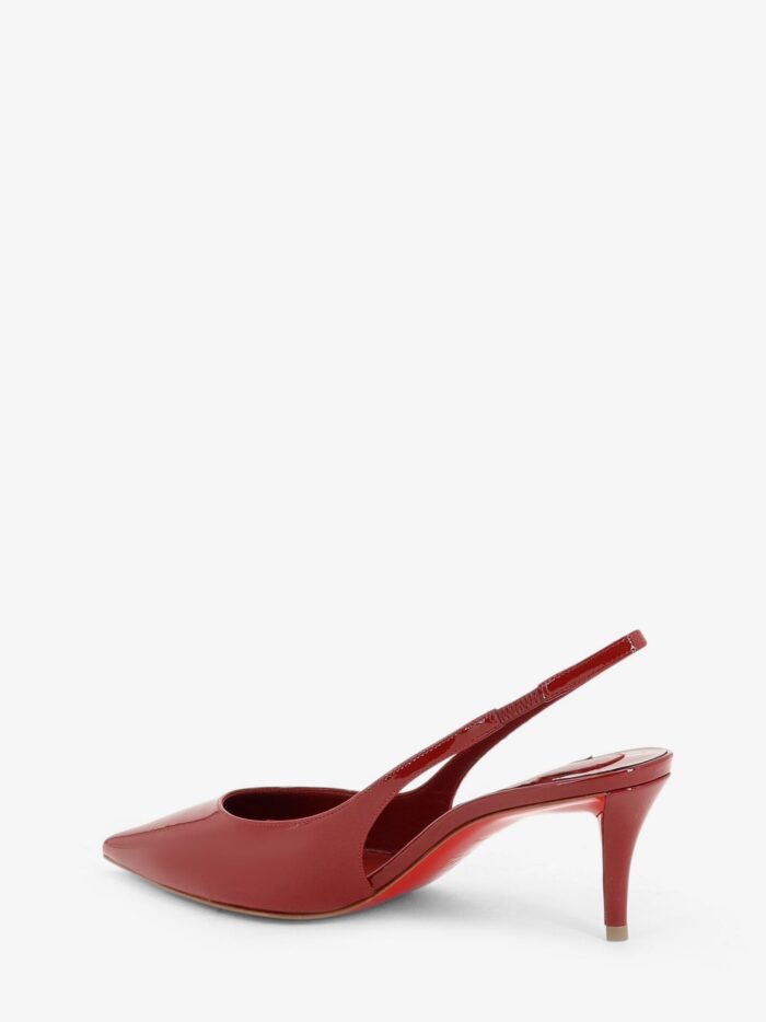 CHRISTIAN LOUBOUTIN Miss Z Patent Leather Slingback Décolleté