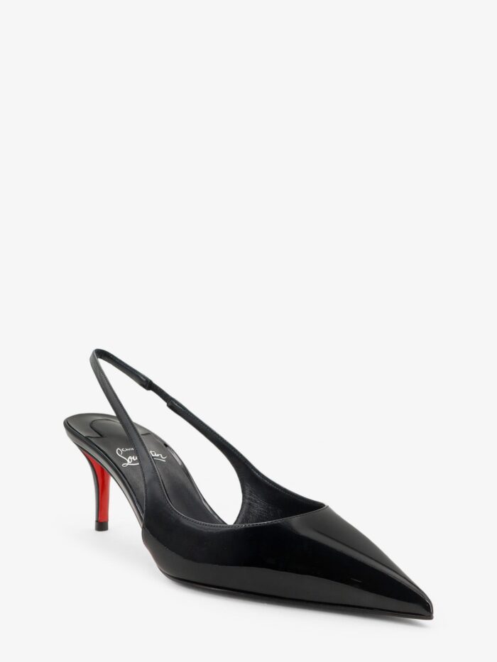 CHRISTIAN LOUBOUTIN Miss Z Patent Leather Slingback Pumps