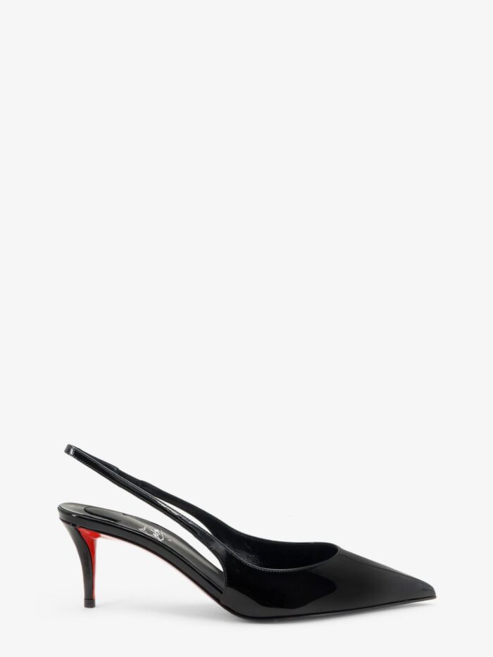 CHRISTIAN LOUBOUTIN Miss Z Patent Leather Slingback Pumps