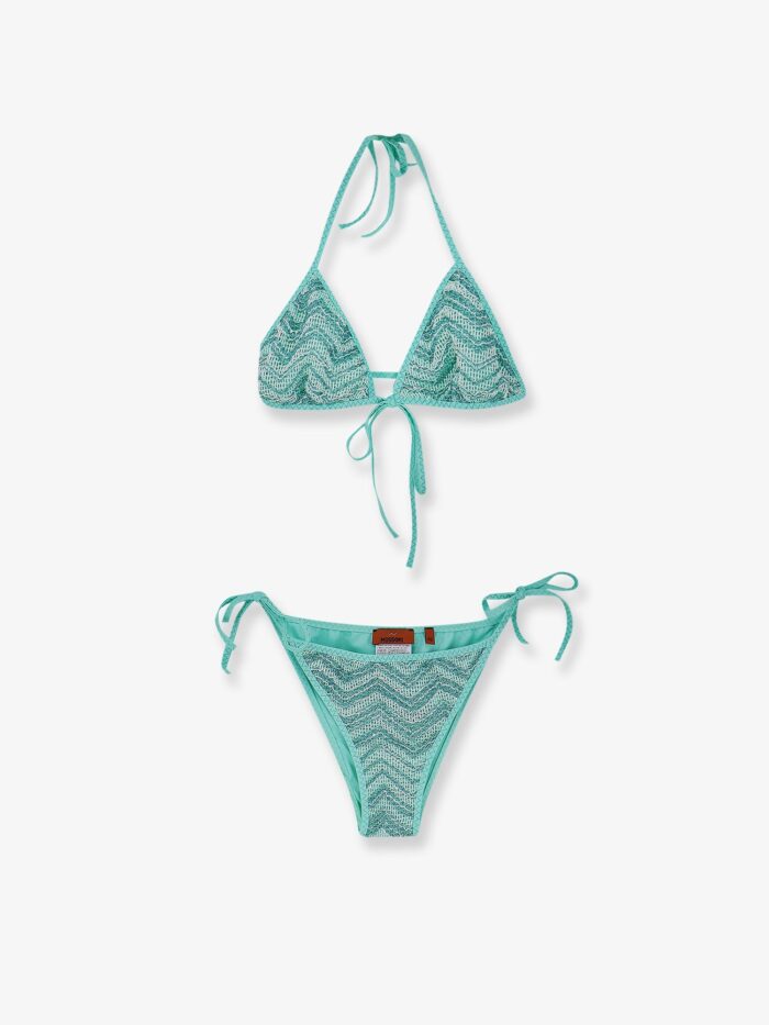 Missoni Bikini With Embroidey And Sequins
