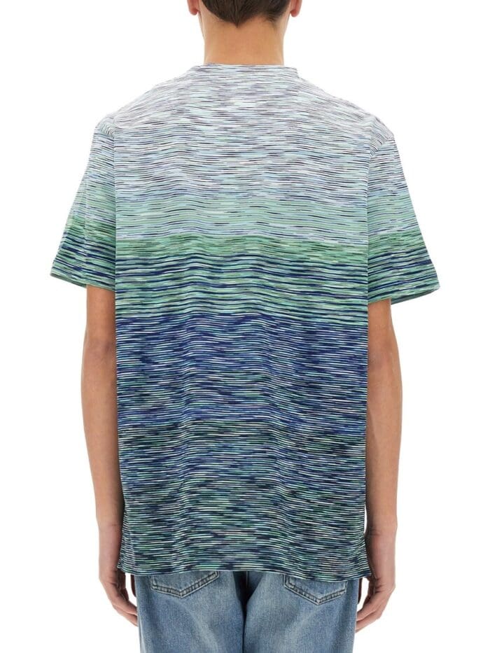 Missoni DEGRADÉ FLAMED COTTON T-SHIRT