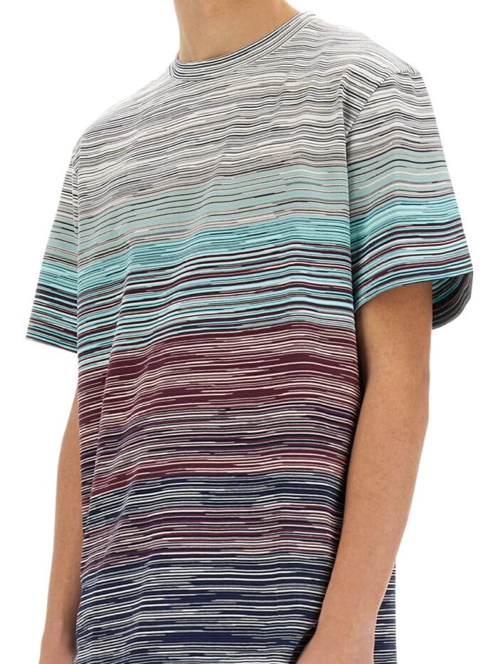 Missoni DEGRADÉ FLAMED COTTON T-SHIRT