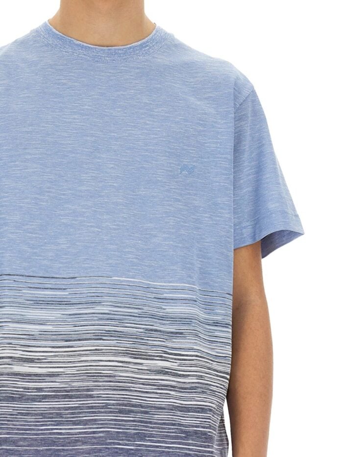 Missoni FLAMED COTTON AND LINEN T-SHIRT