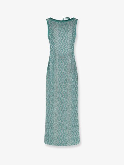 Missoni Laminated Viscose Long Dress