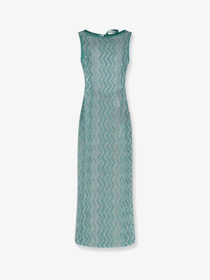 Missoni Laminated Viscose Long Dress