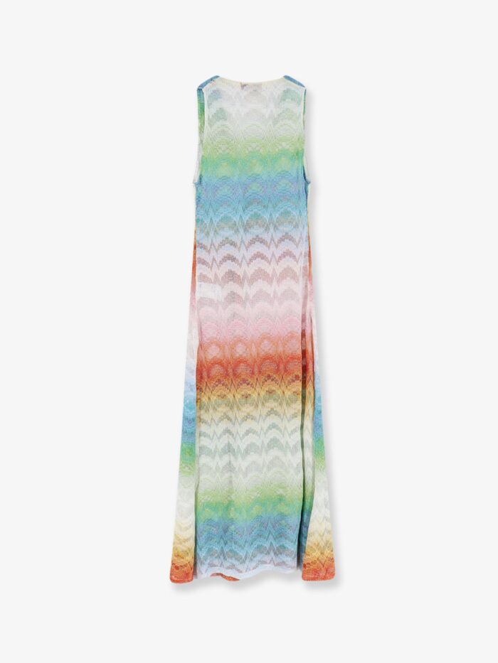 Missoni Long Cover Up Viscose And Metallic Fiber Dress