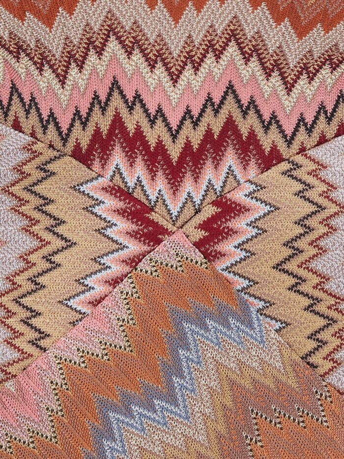Missoni Long Viscose Dress With Chevron Pattern