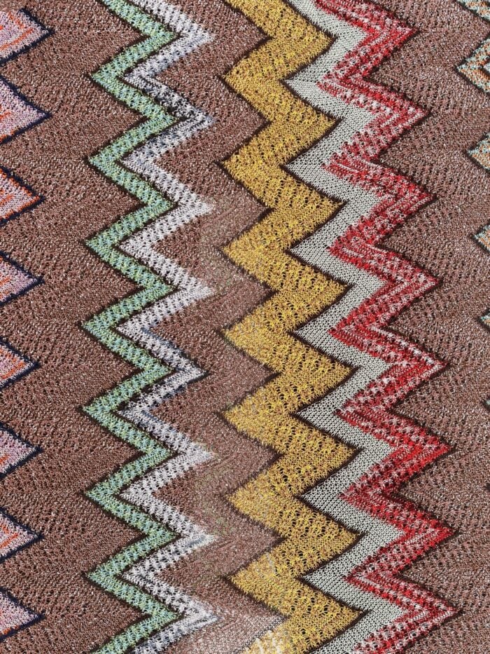 Missoni Lurex Skirt With Iconic Multicolor Motif