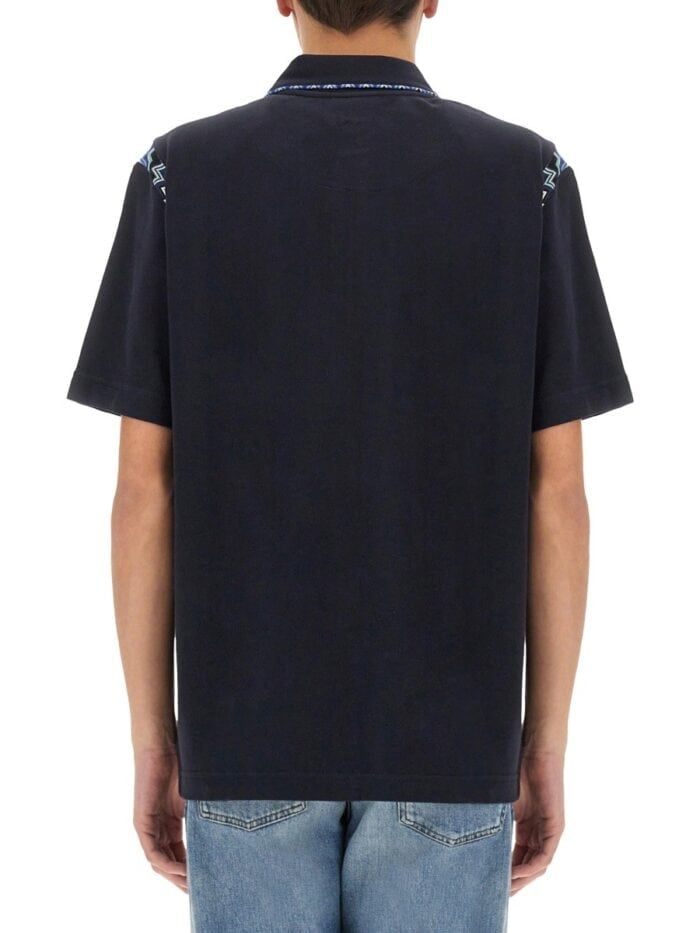 Missoni POLO SHIRT WITH ZIG ZAG EMBROIDERY