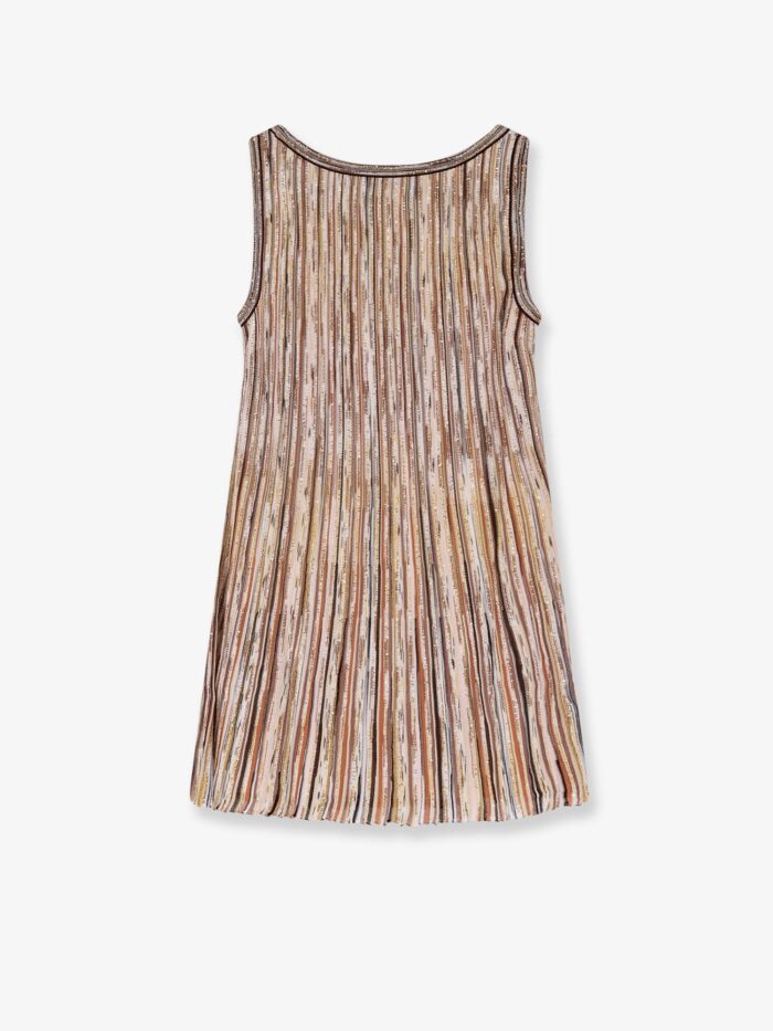 Missoni Short Viscose Blend Dress With All-over Sequins