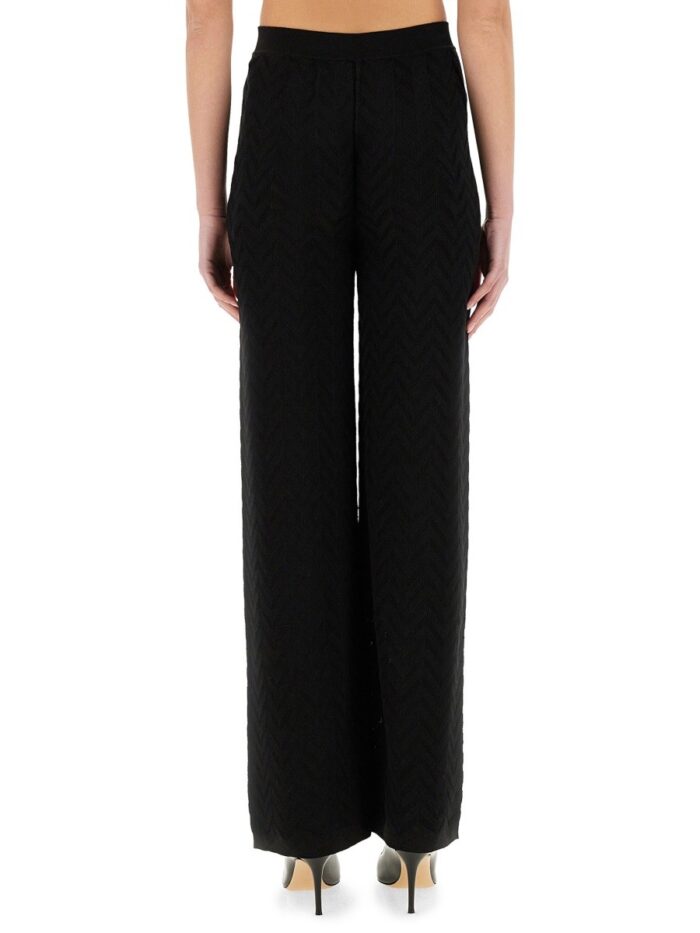 Missoni STRAIGHT PANTS CHEVRON PATTERN TONE ON TONE