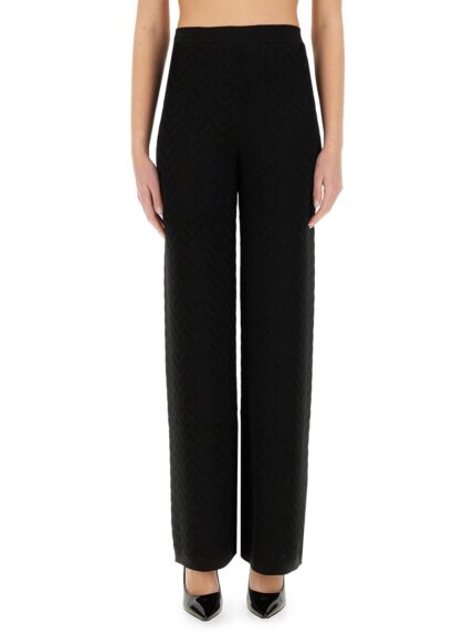 Missoni STRAIGHT PANTS CHEVRON PATTERN TONE ON TONE
