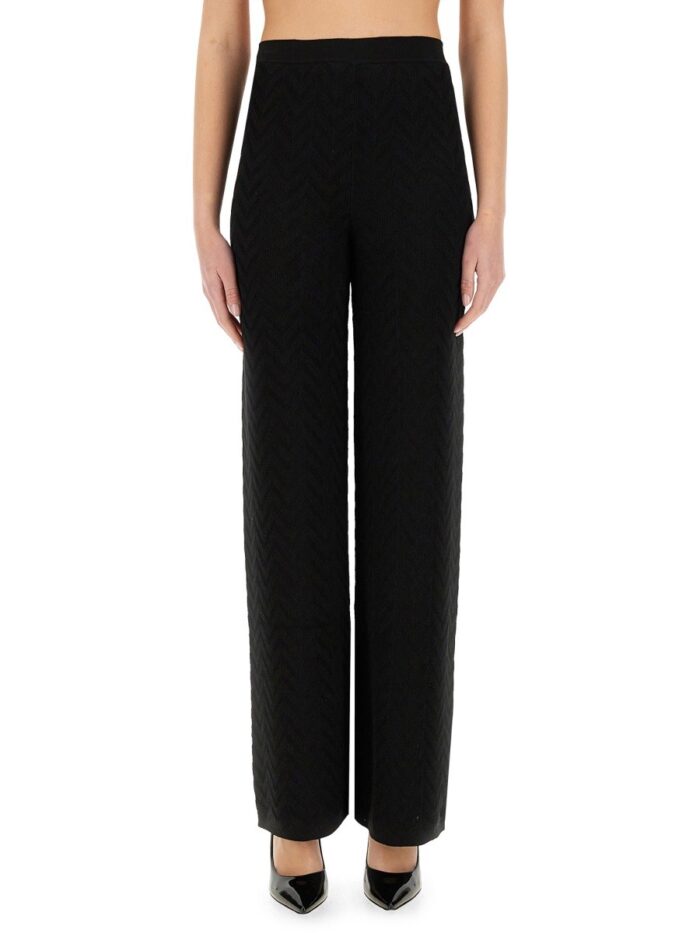 Missoni STRAIGHT PANTS CHEVRON PATTERN TONE ON TONE