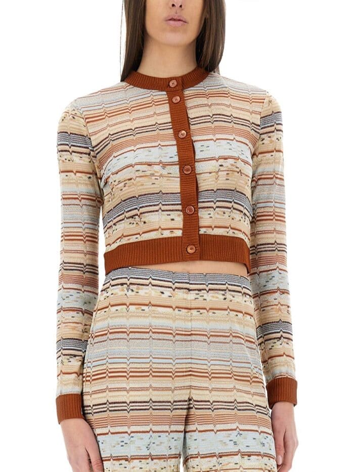 Missoni STRIPED PATTERN CARDIGAN