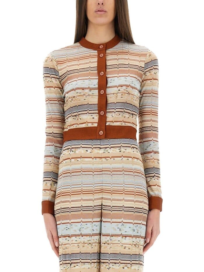 Missoni STRIPED PATTERN CARDIGAN
