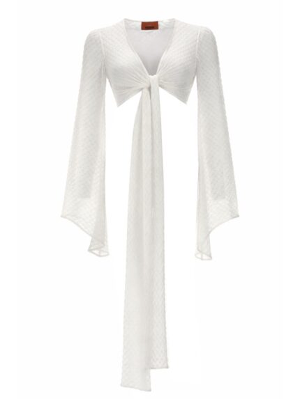 Missoni TOP SCALDACUORE IN VISCOSA LAMÉ