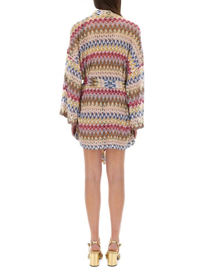 Missoni VISCOSE LAMÉ LACE KIMONO COVER-UP