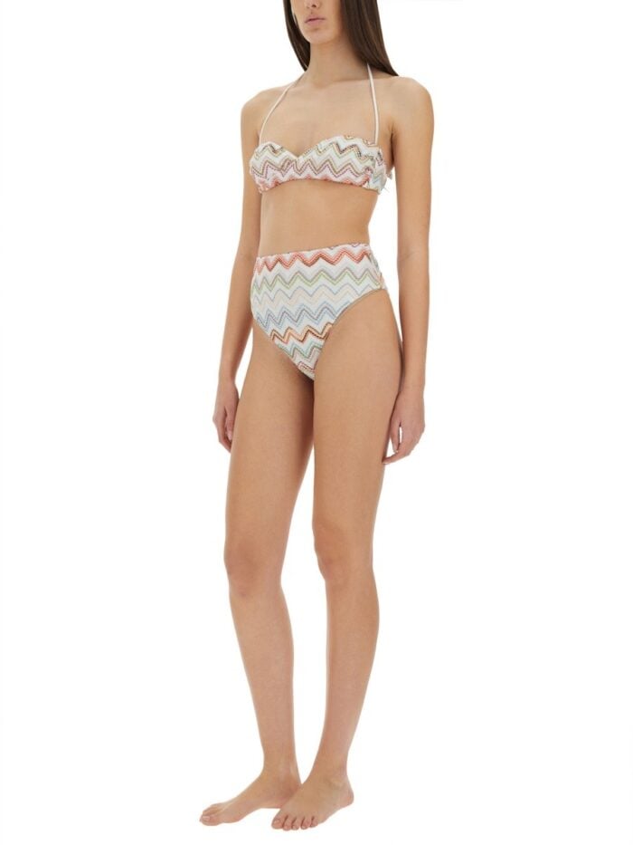 Missoni ZIG ZAG LAMÉ BIKINI SWIMSUIT