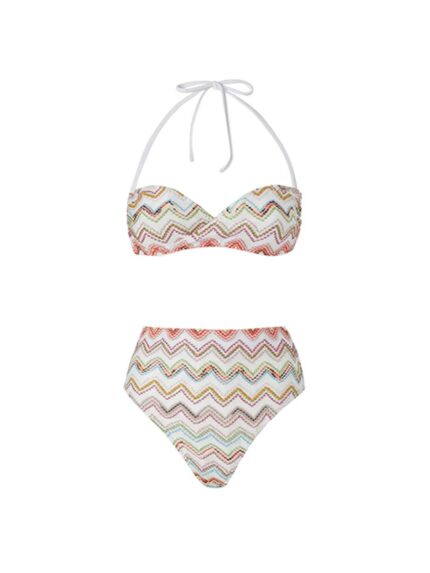 Missoni ZIG ZAG LAMÉ BIKINI SWIMSUIT