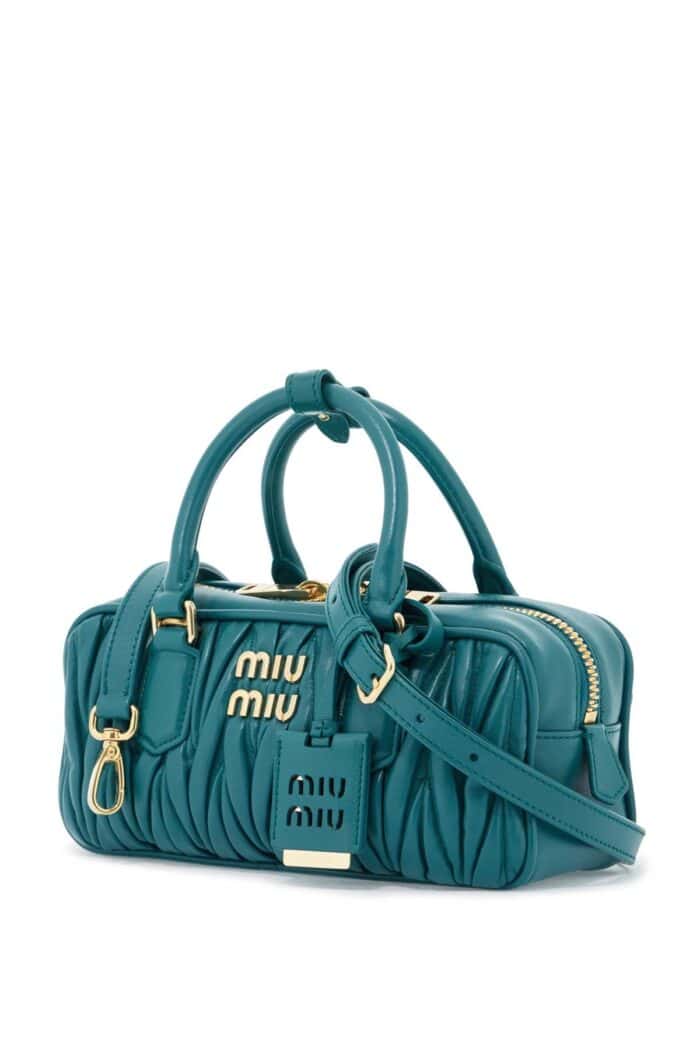 MIU MIU Arcadie Nappa Leather Handbag