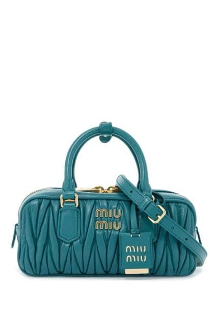 MIU MIU Arcadie Nappa Leather Handbag