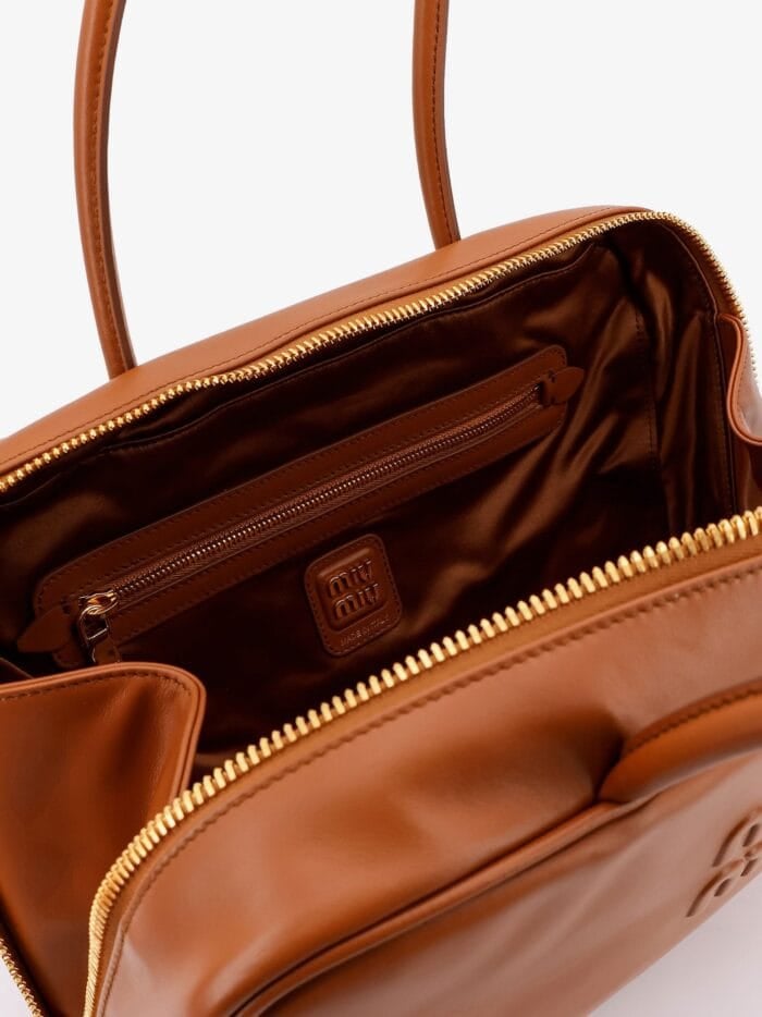 Miu Miu Arcadie Softy Leather Handbag