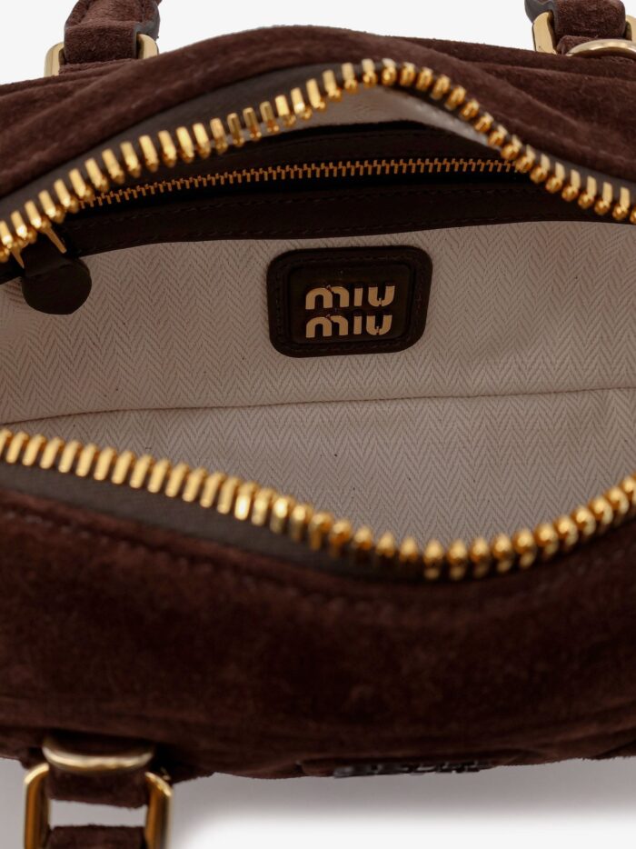 Miu Miu Arcadie Suede Shoulder Bag