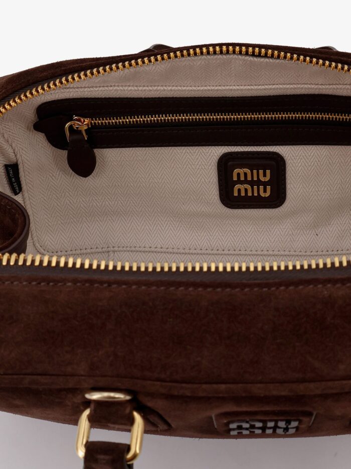 Miu Miu Arcadie Suede Shoulder Bag