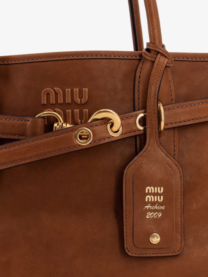 Miu Miu Aventure Leather Shoulder Bag