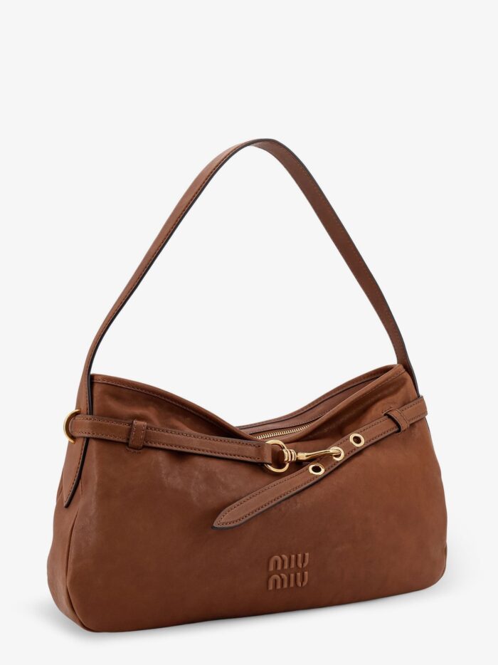 Miu Miu Aventure Leather Shoulder Bag