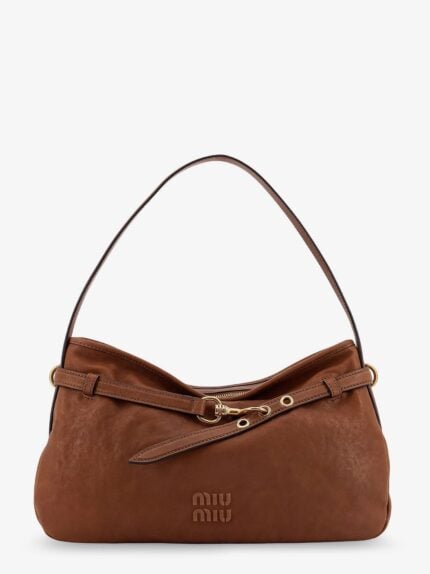 Miu Miu Aventure Leather Shoulder Bag