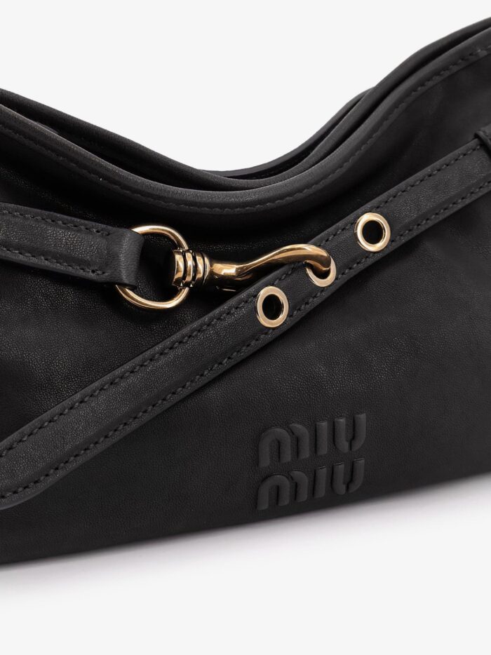 Miu Miu Aventure Leather Shoulder Bag