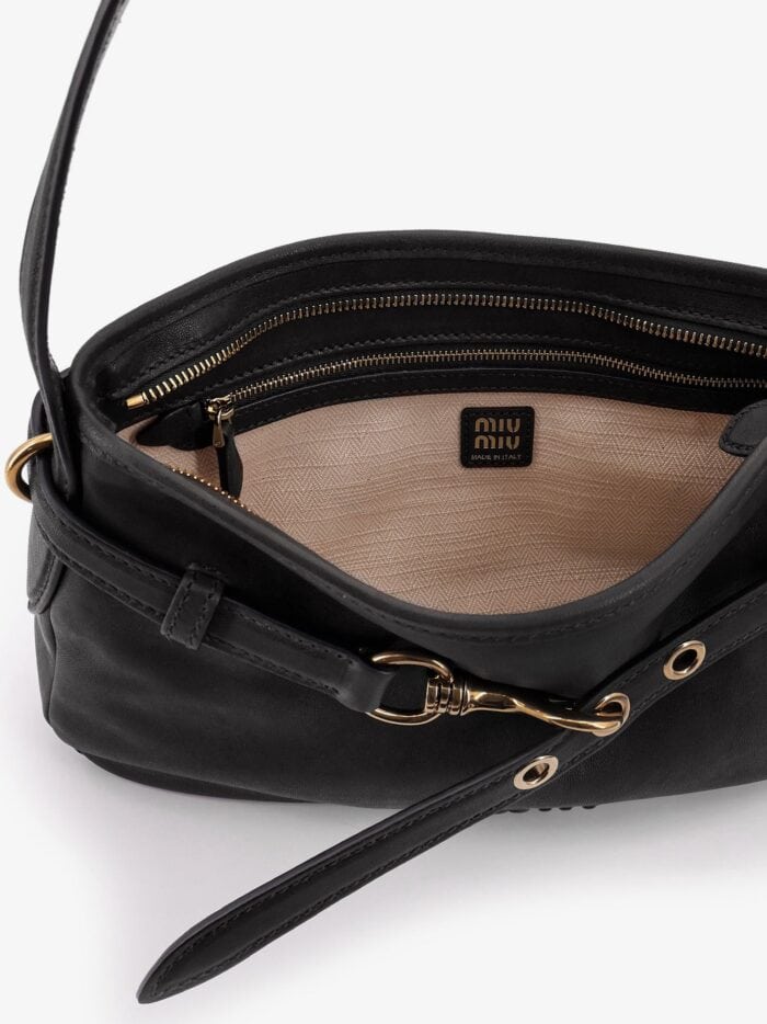 Miu Miu Aventure Leather Shoulder Bag