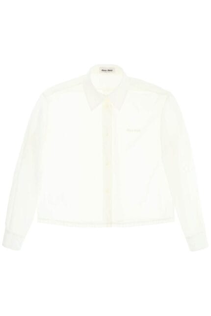 MIU MIU Batiste Cotton Shirt