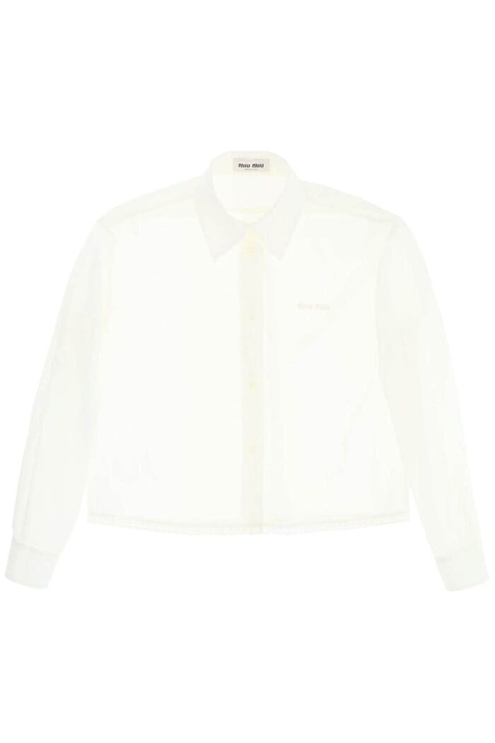 MIU MIU Batiste Cotton Shirt