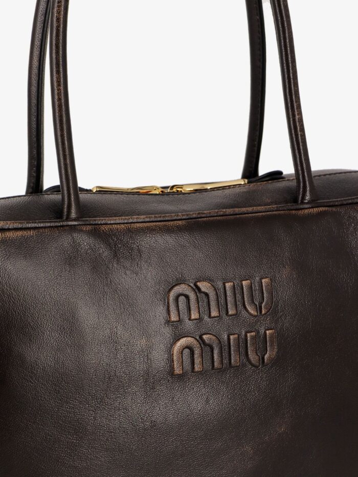 Miu Miu Beau Leather Handbag
