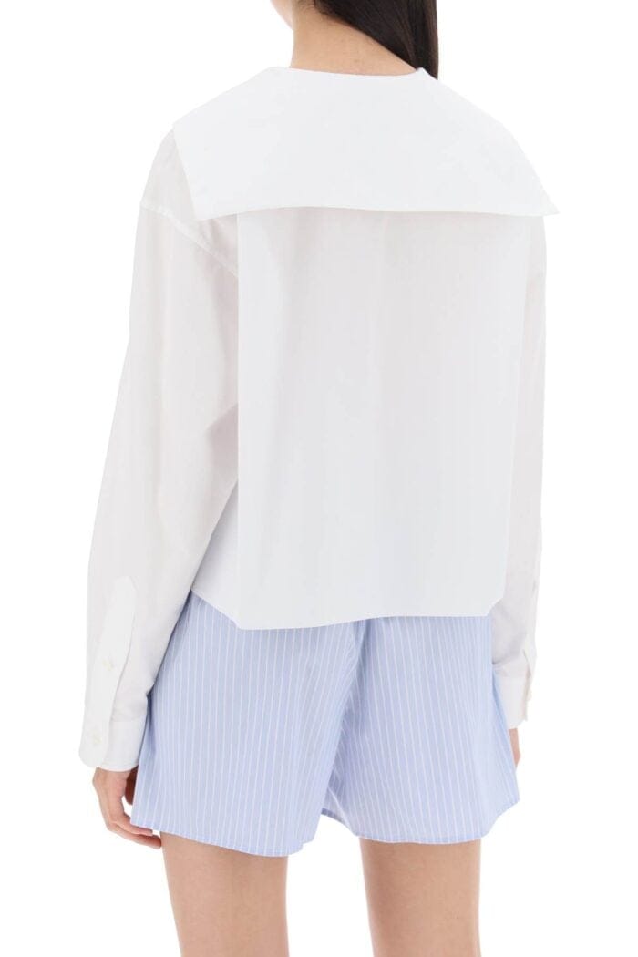 MIU MIU Boxy Sailor-style Shirt