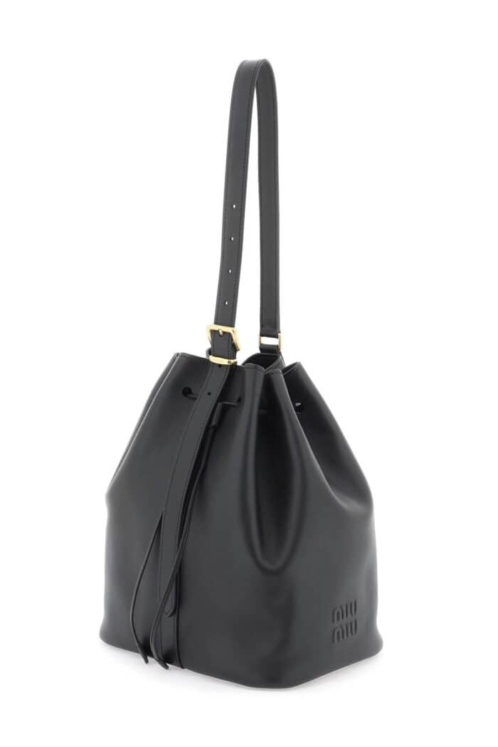 MIU MIU Bucket Bag With Logo Branding