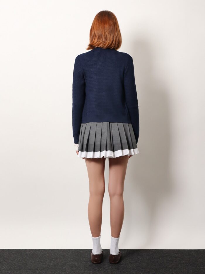 Miu Miu Cable-knit Cachemire Blend Cardigan