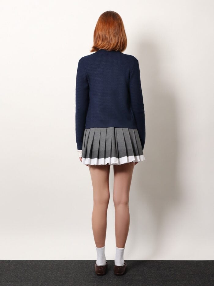 Miu Miu Cable-knit Cachemire Blend Cardigan