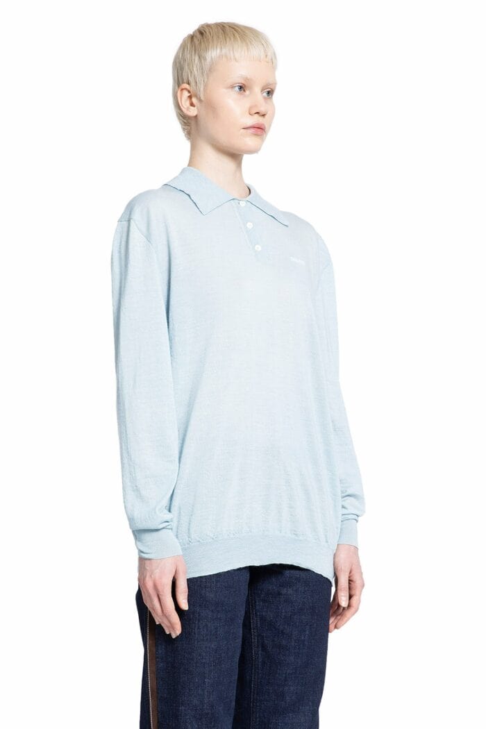 MIU MIU Cashmere Knit Polo Shirt